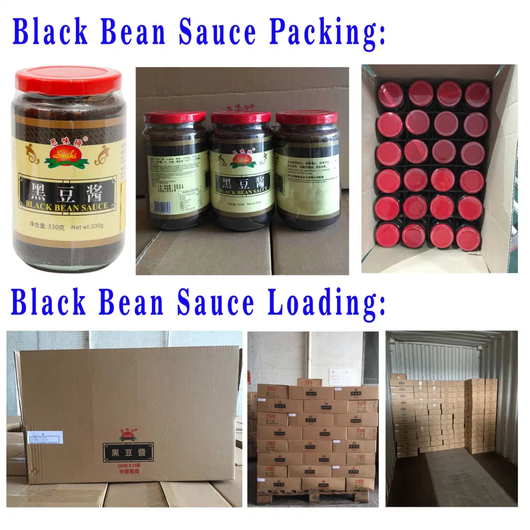 Smiki Brand Black Bean Sauce with ISO22000 for Rice