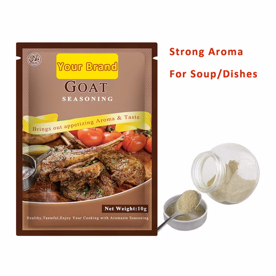 Halal 10g Seasoning Powder of Ginger&Garlic Flavor for Cooking