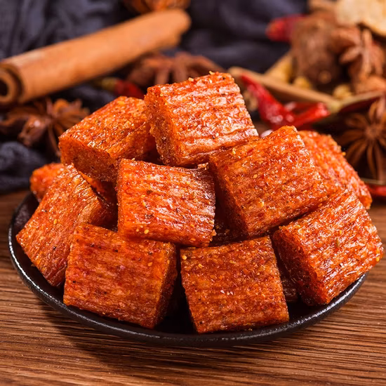 Chinese Special Latiao Hot Spicy Strip Chewy Snacks Food Snack Gluten Stick